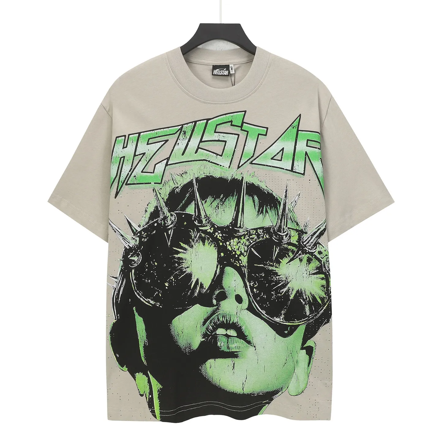 783# /Black In Stock Hellstar 、 T （fabric):32 240 Sizes（size）：S-M- L- X L （colour）： 、Black
